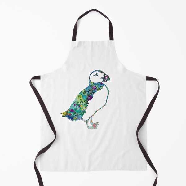 Item preview, Puffin Alcohol Ink Illustration designed and sold by puddleandink.