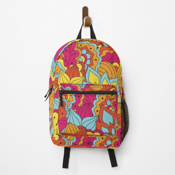 Item preview, Colorful Retro Groovy Vintage Floral Design designed and sold by digitalvintage.