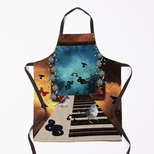 Item preview, Music, piano with birds and butterflies designed and sold by nicky2342.