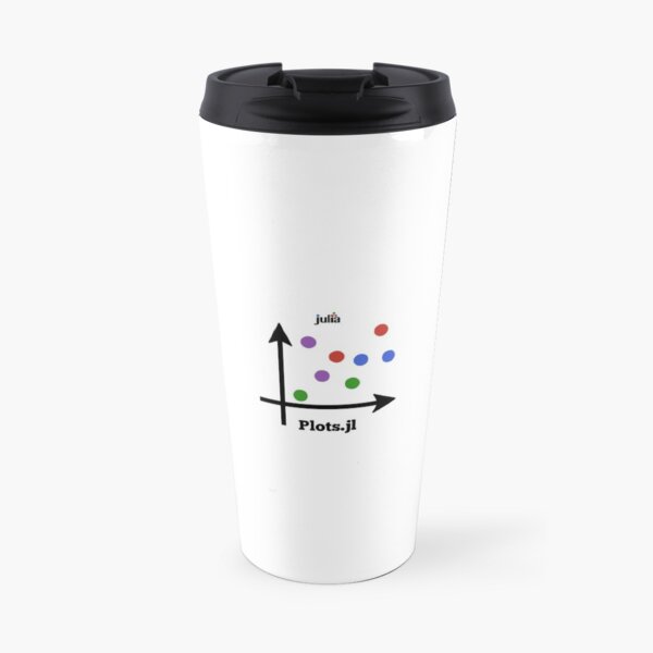 Plots.jl logo Travel Mug