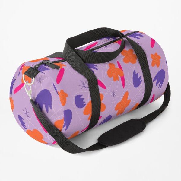 Flower Petal Pattern Party, Abstract Summer Shapes Duffle Bag