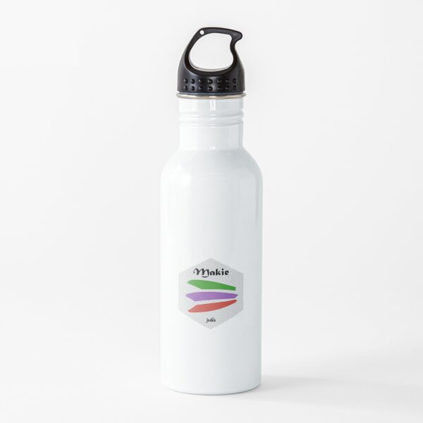 Makie.jl logo Water Bottle