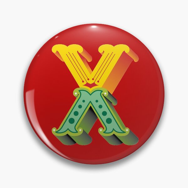 Item preview, Traditional Brazilian Lettering - Letter X designed and sold by portodesign.