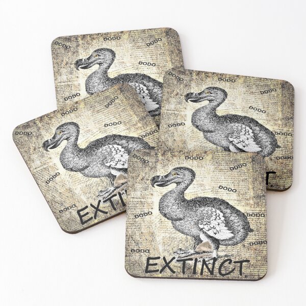 Item preview, Extinct 2020 extinction species dodo vintage  paper print art by mysticladyart  designed and sold by mystic lady vintage art and fashion designs.