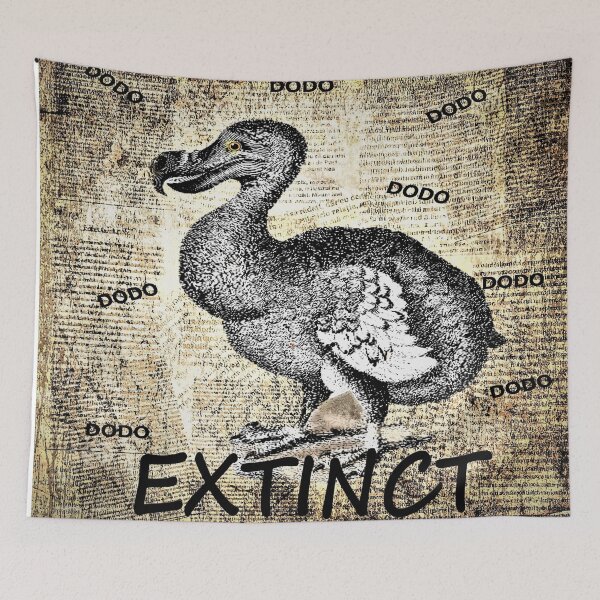 Item preview, Extinct 2020 extinction species dodo vintage  paper print art by mysticladyart  designed and sold by mystic lady vintage art and fashion designs.