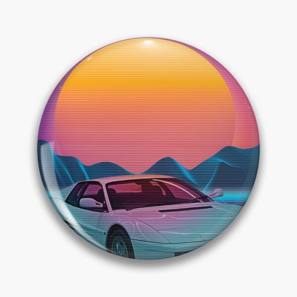 Item preview, Testarossa Synthwave Car designed and sold by yaekus.