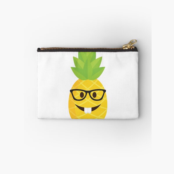 Item preview, nerdy pineapple emoji, cute pineapple designed and sold by Terevela.