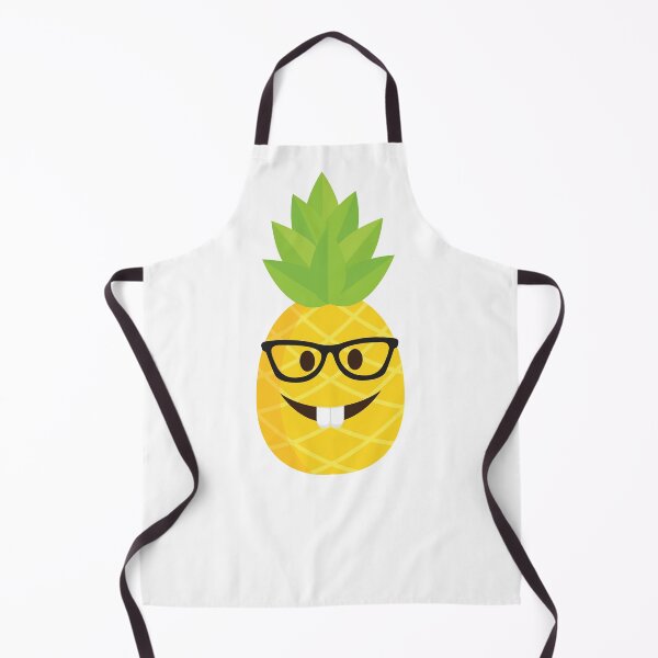 Item preview, nerdy pineapple emoji, cute pineapple designed and sold by Terevela.