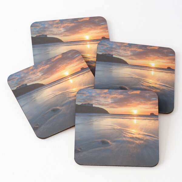 Item preview, The setting sun at Poldhu Cove designed and sold by bitm2007.