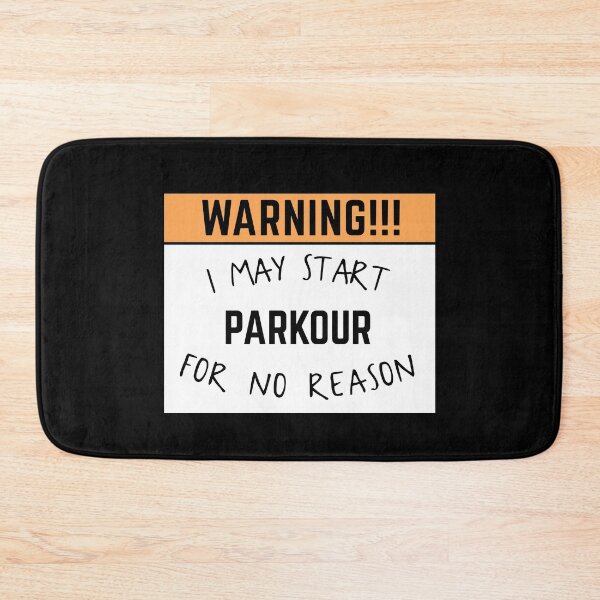 Item preview, May start parkour for no reason designed and sold by bumperapparels.