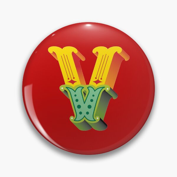 Item preview, Traditional Brazilian Lettering - Letter V designed and sold by portodesign.