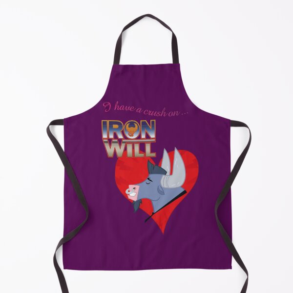 Item preview, I have a crush on... Iron Will - with text designed and sold by Stinkehund.