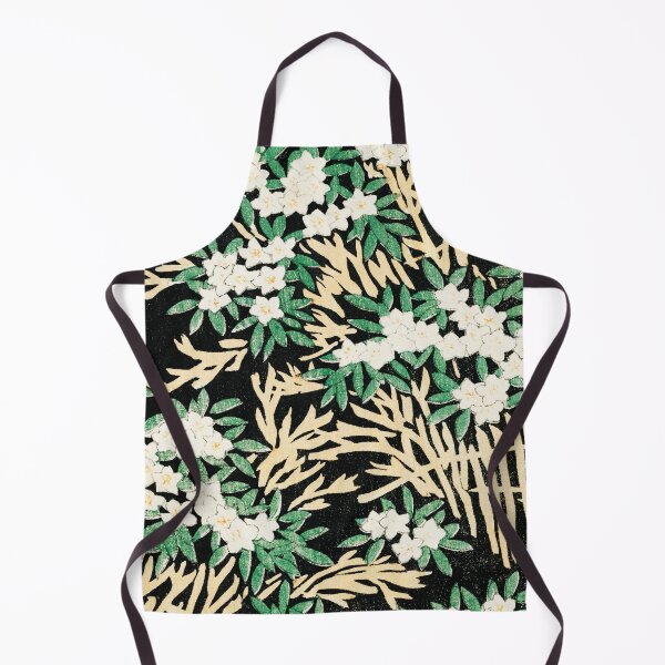 Item preview, Black Floral pattern - Watanabe Seitei - Japanese art designed and sold by Bebichic.