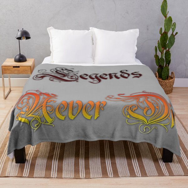 Item preview, Legends Never Die Typography designed and sold by aventi24.