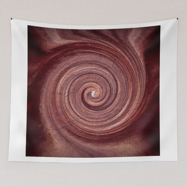 Item preview, abstract red circle designed and sold by Barrie Tumbridge.