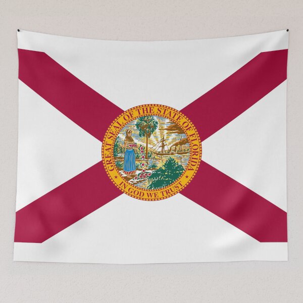 Item preview, Florida Flag - FLAG0108 designed and sold by 3-Starfish.