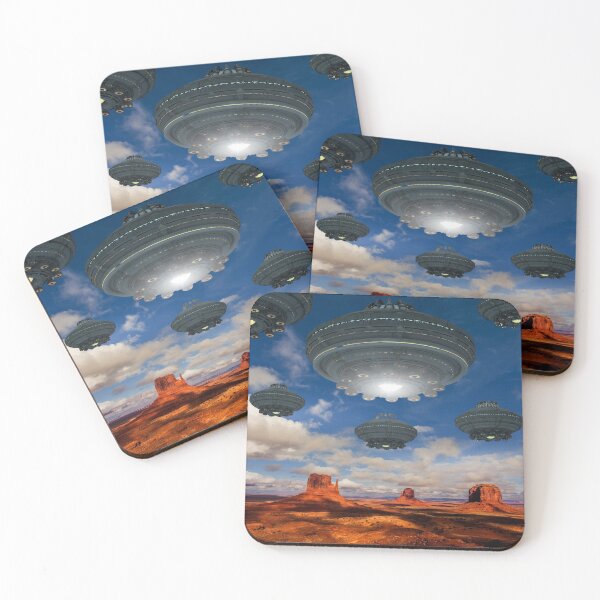 Item preview, Alien Swarm Over Desert!  Take Cover designed and sold by mydesignsbylar.