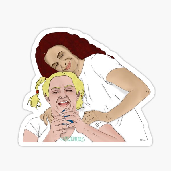 Artikel-Vorschau von Liz und Bea, designt und verkauft von wentworthdoodle.