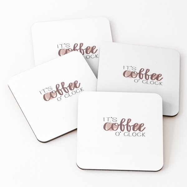 Item preview, It’s Coffee O’Clock designed and sold by amateurletters.
