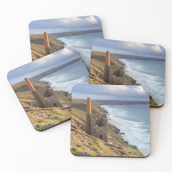Item preview, Storm clouds over Towanroath Engine House (Wheal Coates) designed and sold by bitm2007.