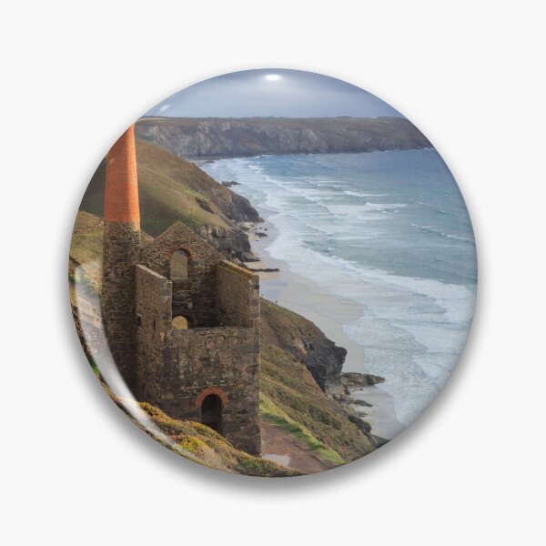 Item preview, Storm clouds over Towanroath Engine House (Wheal Coates) designed and sold by bitm2007.