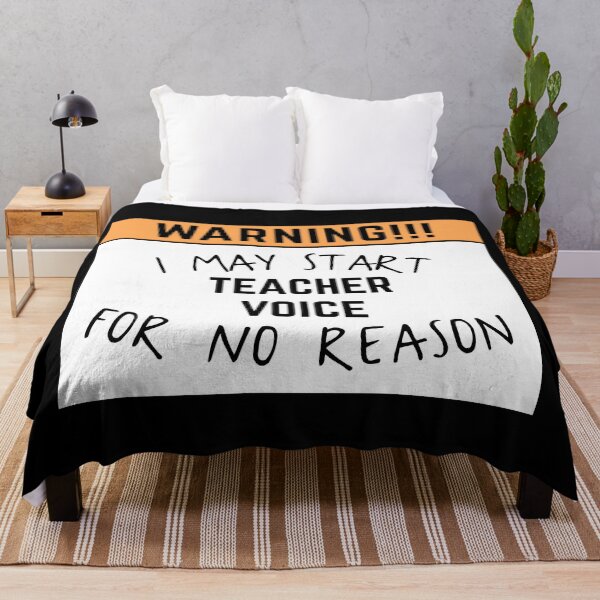 Item preview, May start teacher voice for no reason designed and sold by bumperapparels.