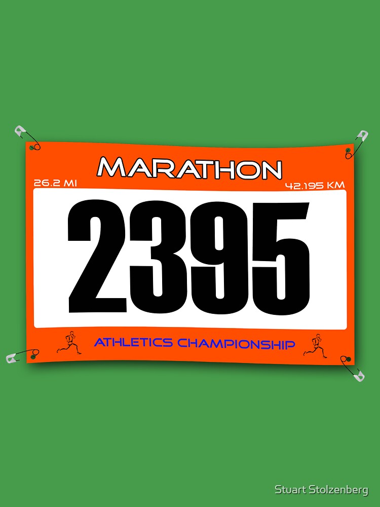 Marathon Runner Magnet for Sale by Stuart Stolzenberg