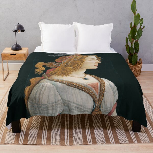 Item preview, Idealized Portrait of a Lady (Portrait of Simonetta Vespucci as Nymph) designed and sold by brushandframes.