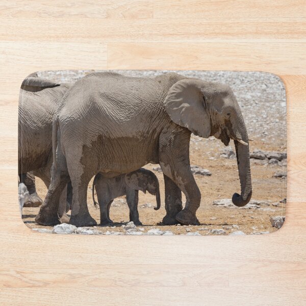 Item preview, African Elephant Mother and Baby designed and sold by AnthonyZed.
