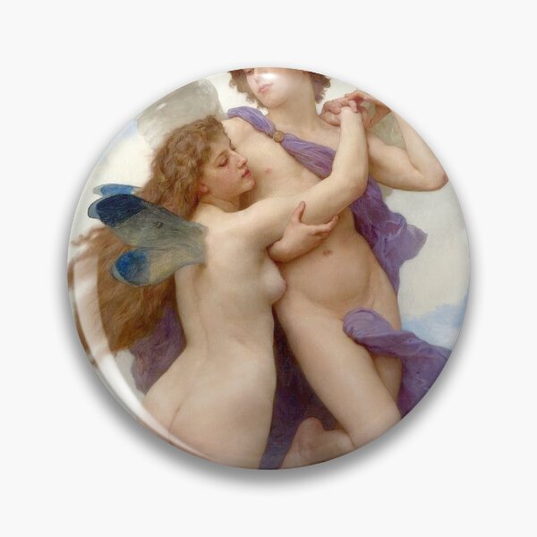 Aperçu de l'œuvre William-Adolphe Bouguereau: Amour et psychisme - Français créée et vendue par Bebichic.