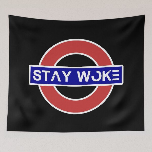 Item preview, Stay Woke Progressive AF Political Statement  designed and sold by mamazita.