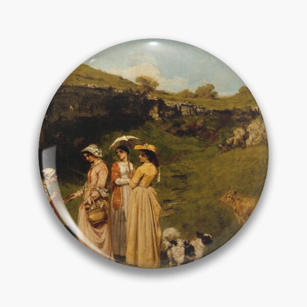Item preview, Gustave Courbet - Young Ladies Of The Village designed and sold by artcenter.