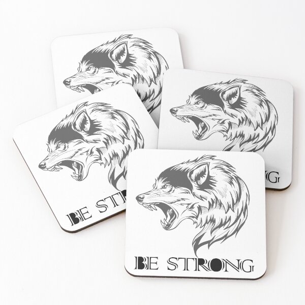Item preview, Wolf T-Shirt - Be Strong designed and sold by mimou1010.