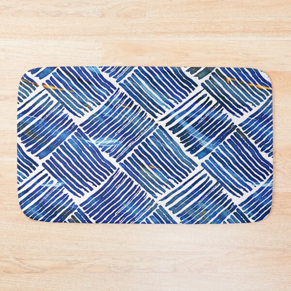 Item preview, ♤ Blue Watercolor Streaks designed and sold by Naumovski.