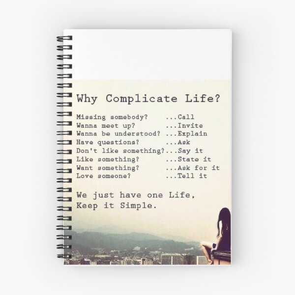 Item preview, Why complicate life? designed and sold by kamikrison.