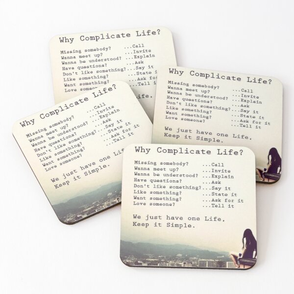 Item preview, Why complicate life? designed and sold by kamikrison.