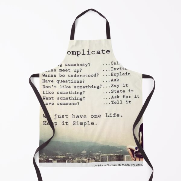 Item preview, Why complicate life? designed and sold by kamikrison.