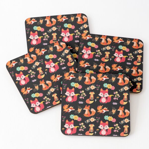 Item preview, Cute Fox Animal Pattern designed and sold by RobomShop.