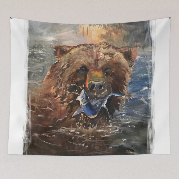 Item preview, Bear Fishing designed and sold by Ryan Biddle.