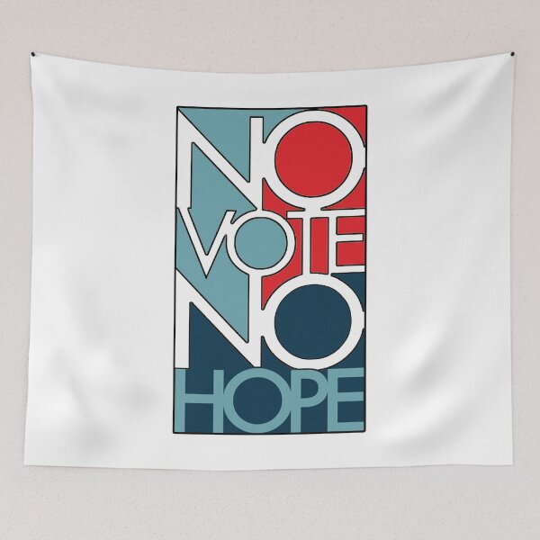 Item preview, No Vote No Hope - Exercise Your Right. designed and sold by WolfSpiritCo.