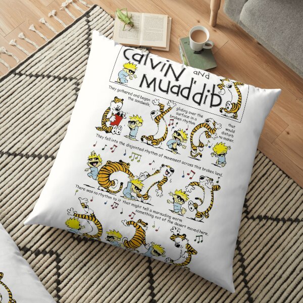 calv and muad Floor Pillow