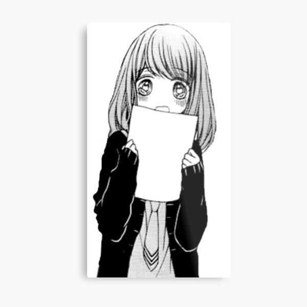 Shy Girl Metal Print