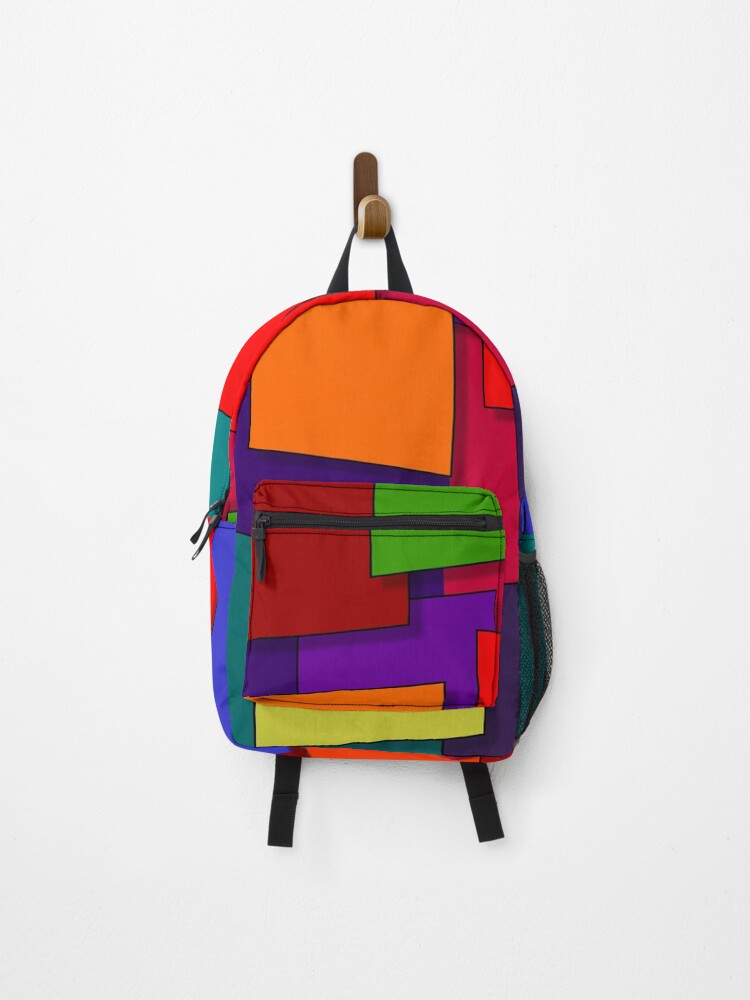 Thumbnail 1 of 3, Backpack, Color Bars #7 designed and sold by rontrickett.