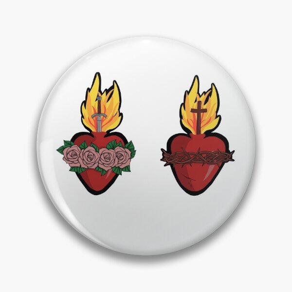 Item preview, Sacred Hearts (2 stickers) designed and sold by mfrancescon13.