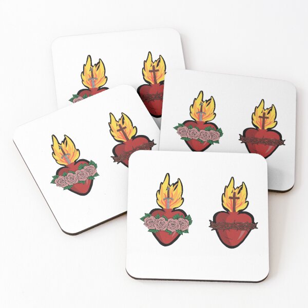 Item preview, Sacred Hearts (2 stickers) designed and sold by mfrancescon13.