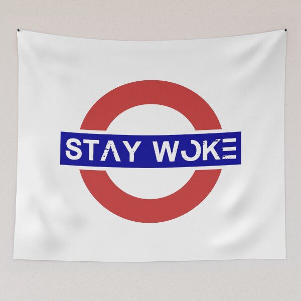 Item preview, Stay Woke Progressive AF Political Statement  designed and sold by mamazita.