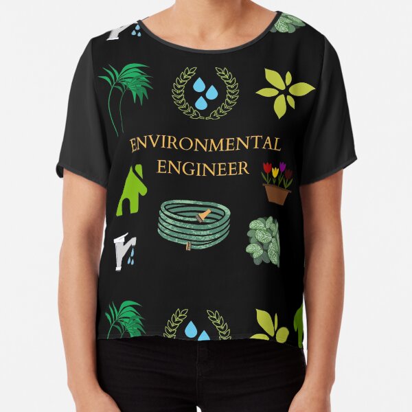 Environmental ENGINEER Chiffon Top