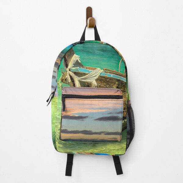Item preview, Long-Tail Boat Sunset Thailand designed and sold by AJEvans.