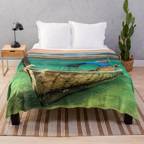 Item preview, Long-Tail Boat Sunset Thailand designed and sold by AJEvans.