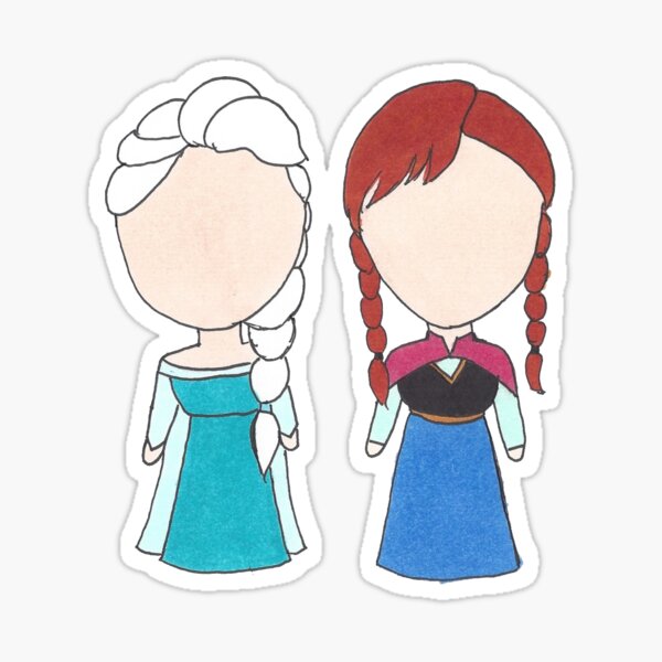 Elsa Stickers Redbubble